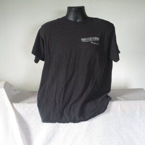 Span- On Monter lithium Hanes Black T- Shirt Screen Printed Men's Size XL